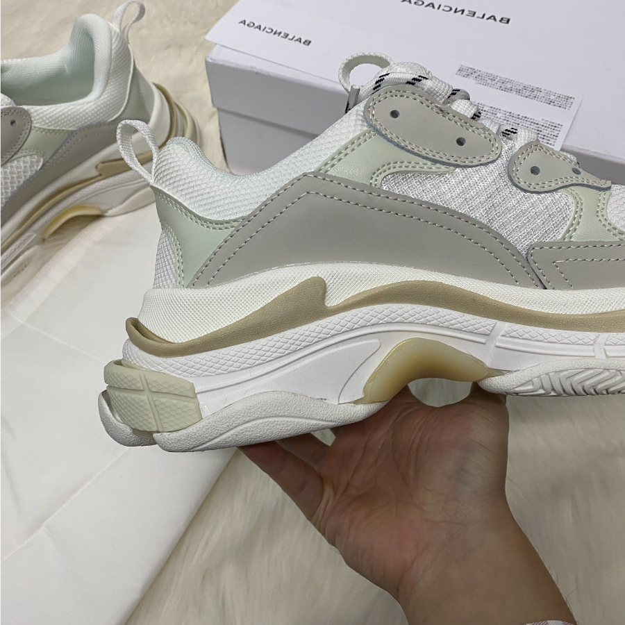 [Full Box & Tặng Vớ] Giày thể thao Sneaker Balen Trip S Trắng xám