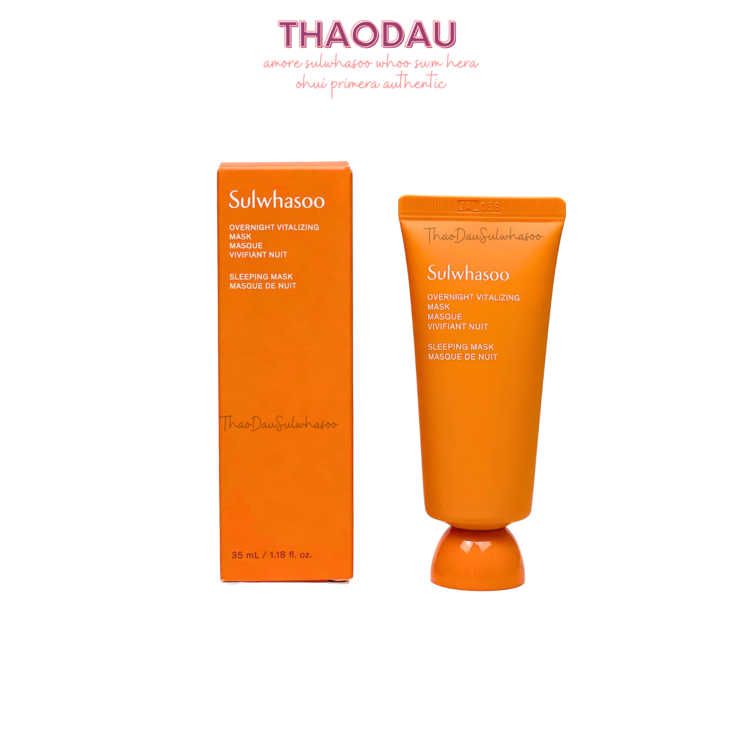 Mẫu mới Sulwhasoo Nạ Ngủ  Thảo Dược Sulwhasoo  35Ml 1 Tuýp tloskorea cũ