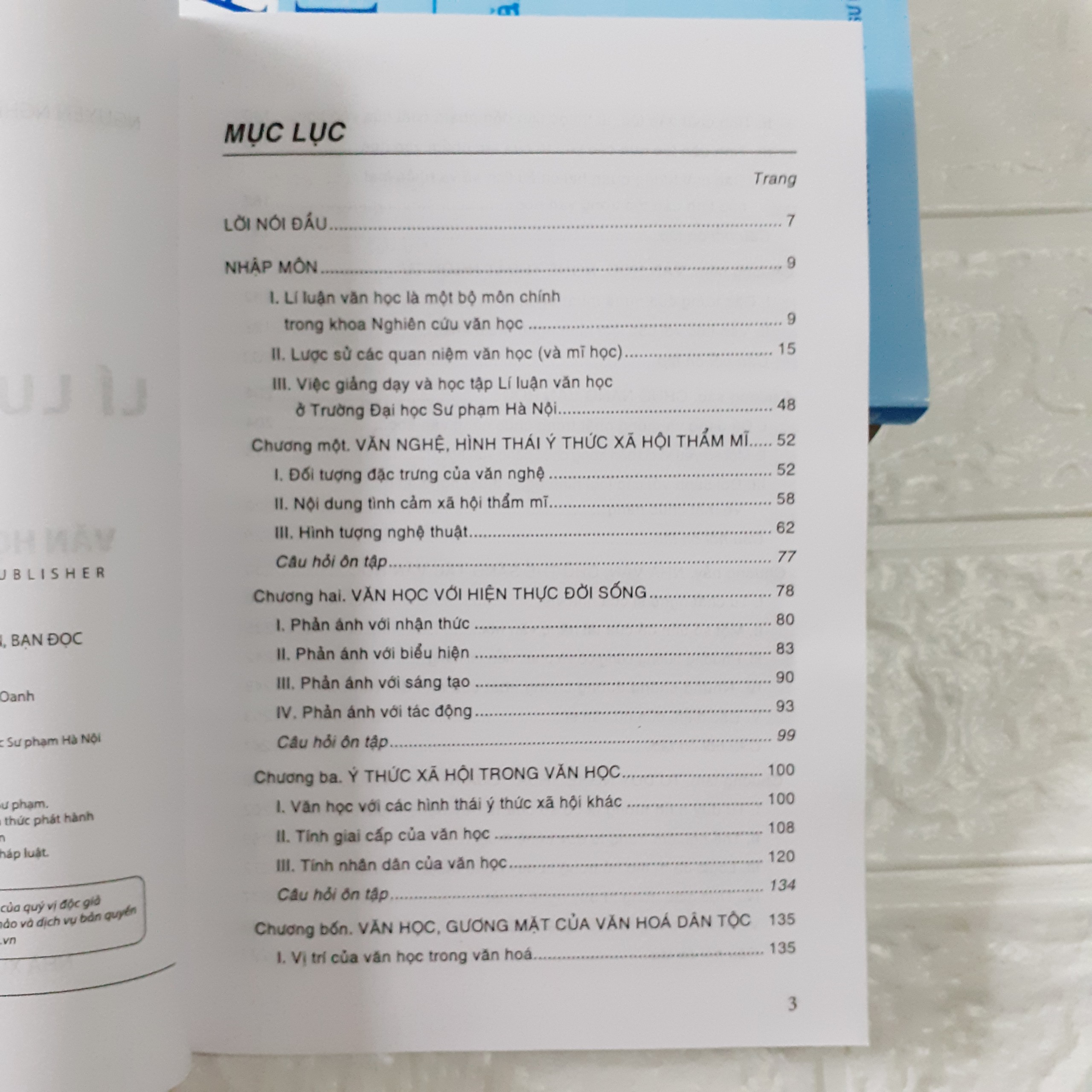 Lí luận Văn học Tập 1