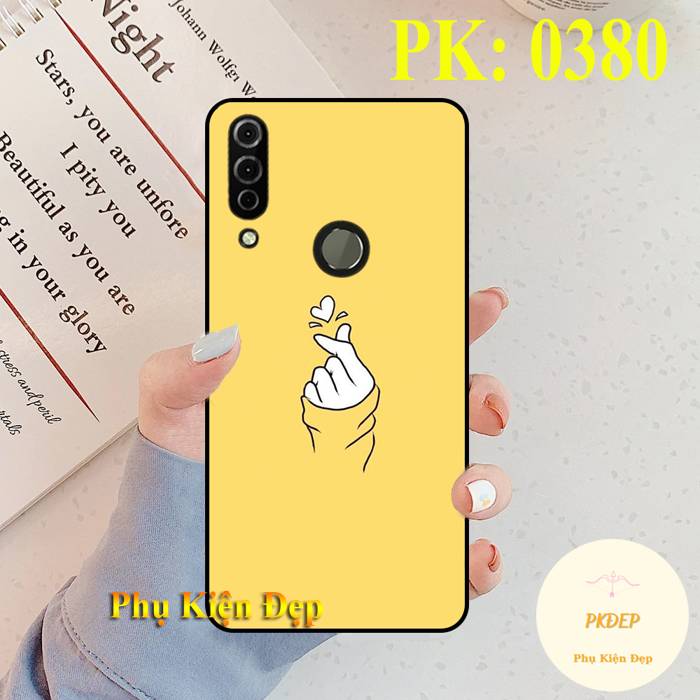 [HCM]Ốp lưng Vsmart Joy 3 dẻo đen in hình thả tim siêu yêu