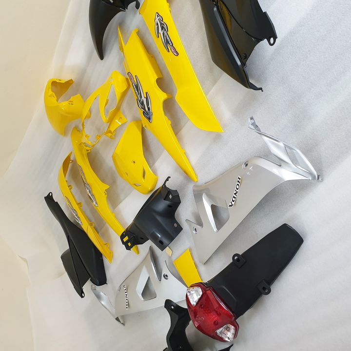 Dàn áo xe wave RS / S100 màu VÀNG wave alpha nhựa cao cấp [ TẶNG TEM] dàn áo xe