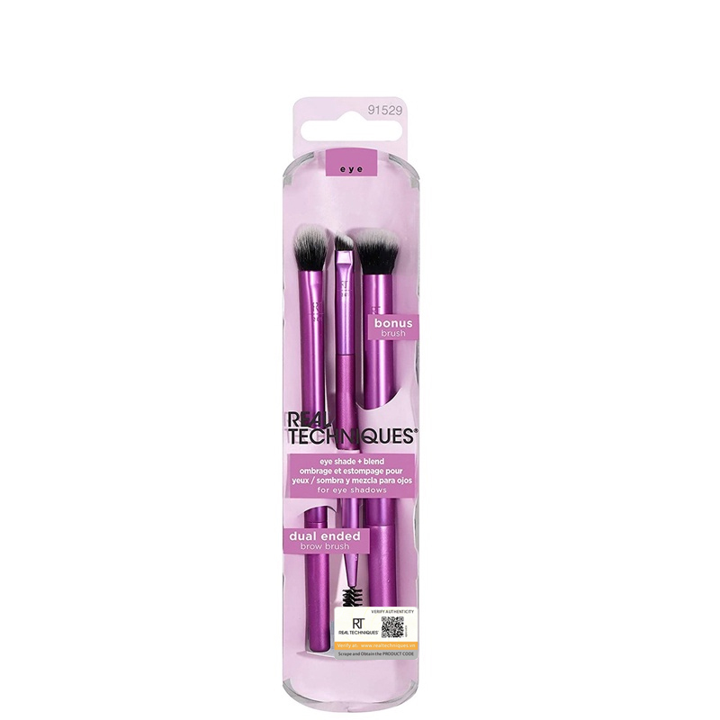 Bộ 3 Cây Cọ Mắt Real Techniques Eye Shade & Blend Brush Set
