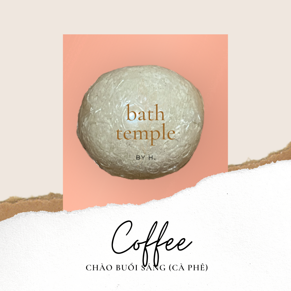 Bom tắm cho bồn tắm Bath bomb - Chào buổi sáng Coffee - bath temple