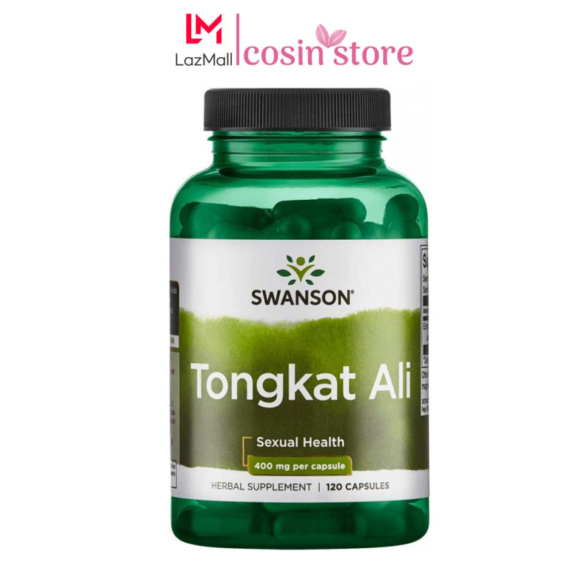 Viên uống Tongkat Ali Malaysia Swanson Passion 400mg 120 Viên của Mỹ - Hỗ trợ tăng cường sức khỏe nam giới - Cosin Store cao cấp