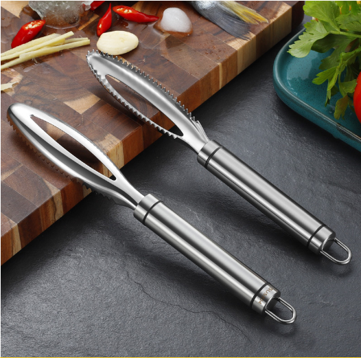 Combo 2 Dụng cụ đánh vảy cá INOX tiện dụng