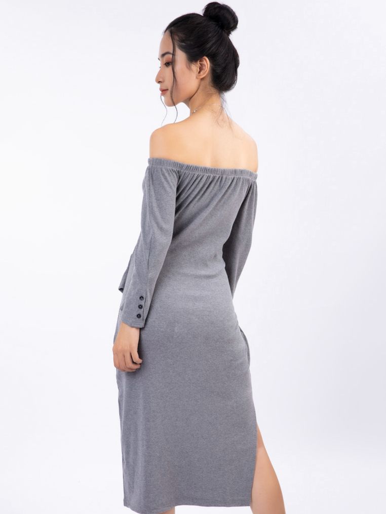 Đầm dáng ôm bẹt vai - Lovadova 20D06C002