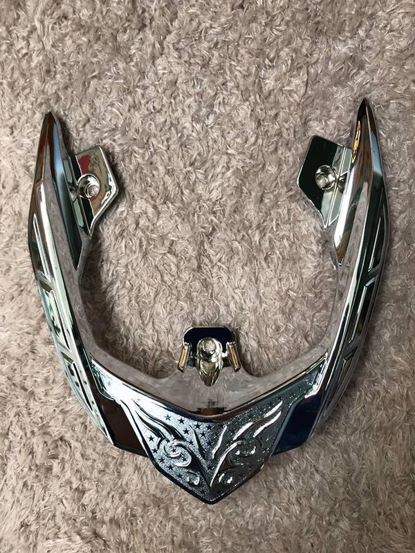 ốp cảng sau mạ crom xe air blade 2016 2017 2018 2019