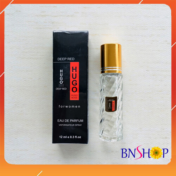 [HCM]Tinh dầu nước hoa Hugo Deep Red - 12ml dạng lăn