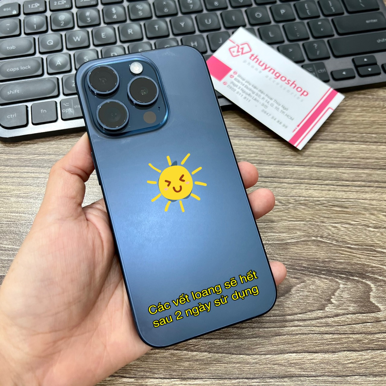 PPF dán mặt lưng (mở logo) iPhone 15 Pro Max - iPhone 15 Pro - iPhone 15 Plus - iPhone 15