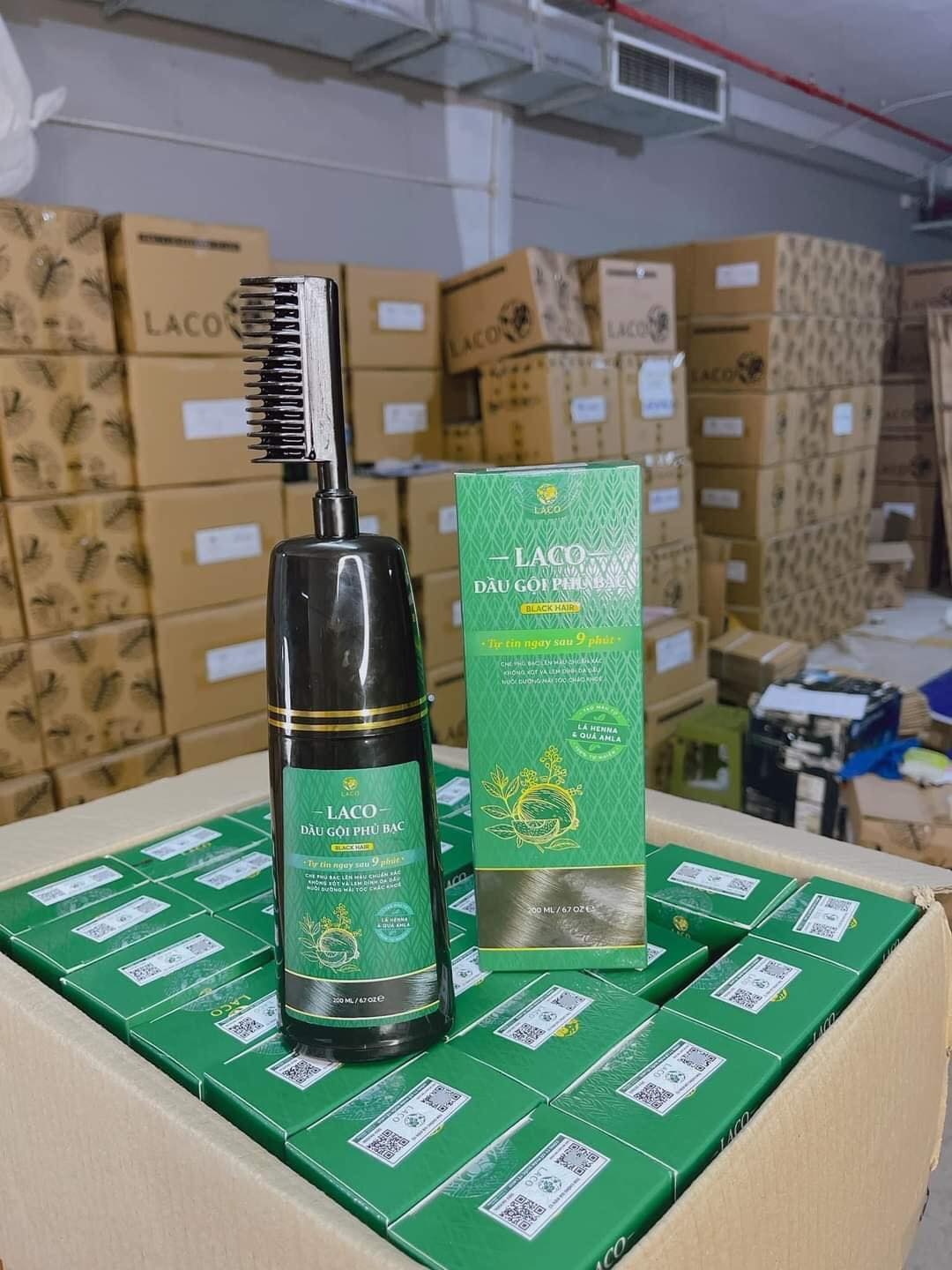 DẦU GỘI PHỦ BẠC LACO CHÍNH HÃNG