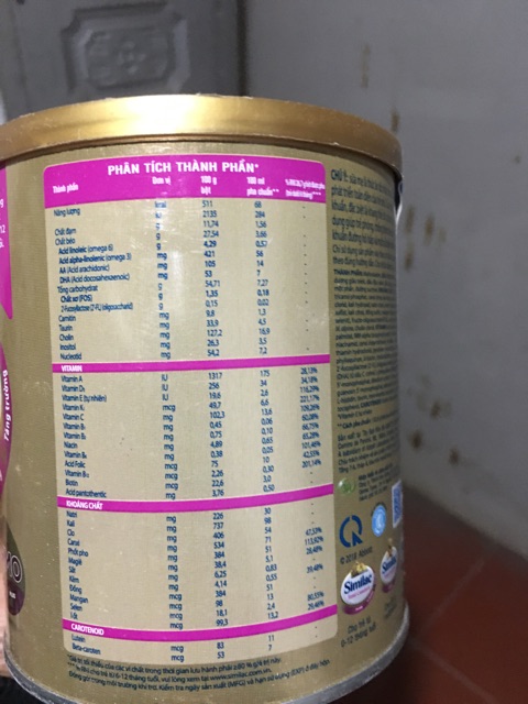 (MỚI) Sữa Similac Total Comfort số 1 360g