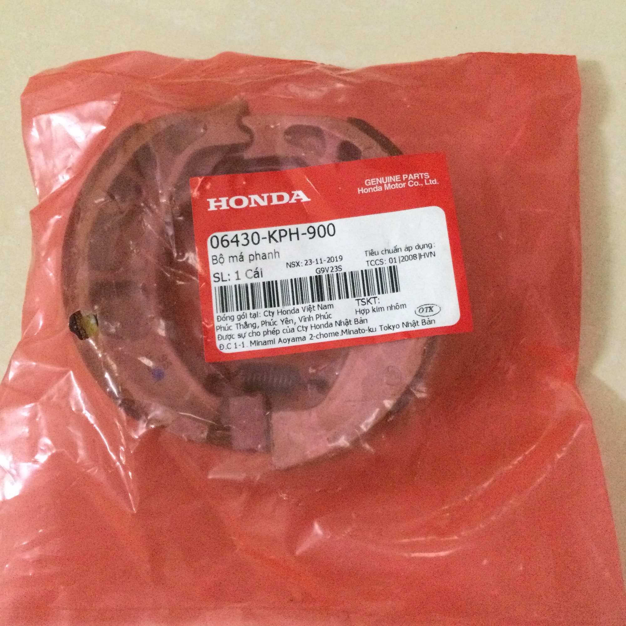 Má phanh Honda zin cho xe số