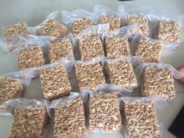 500G HẠT ĐIỀU RANG MUỐI BỂ/VỠ ĐÃ BÓC SẠCH VỎ LỤA