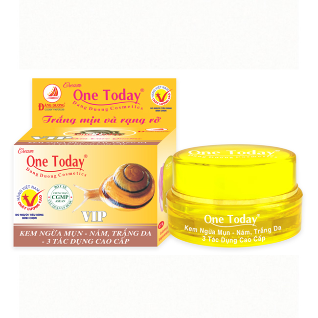 Kem ngừa mụn - nám - trắng da 3 tác dụng one today cao cấp 182k