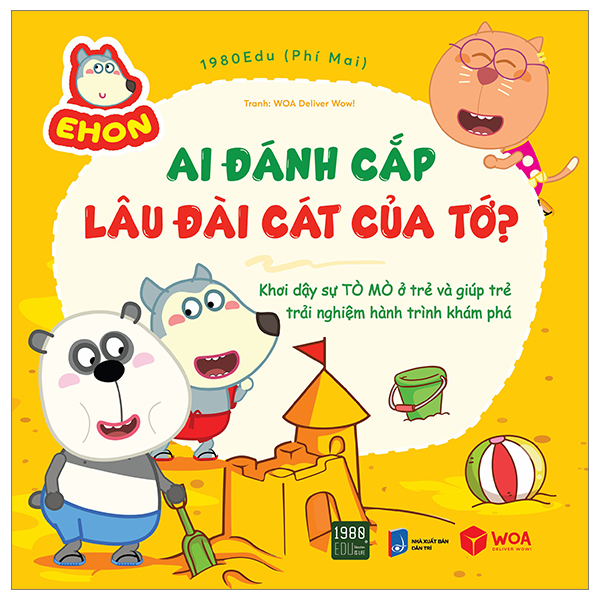 Fahasa - ehon wolfoo - ai đánh cắp lâu đài cát của tớ