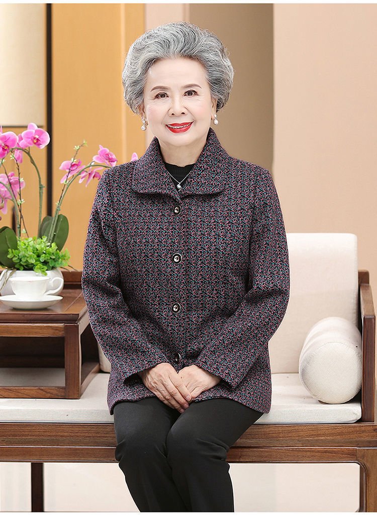 Áo Khoác cao cấp cho mẹ, cho bà lót lông