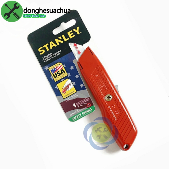 Dao rọc cáp Stanley 10-189c cán đỏ