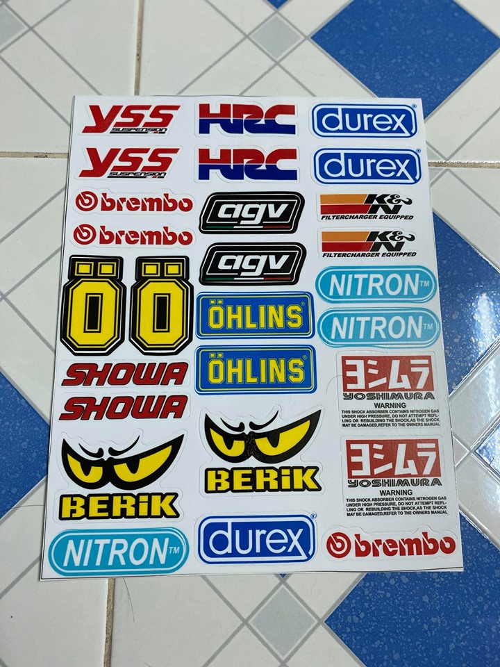 [HCM]TEM LOGO YSS HRC NỀN TRẮNG  CON MẮT BERIK