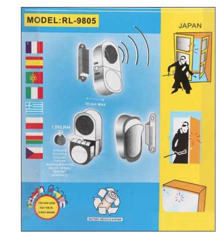 [HCM]Bộ 2 chuông báo động cửa báo khách báo trộm