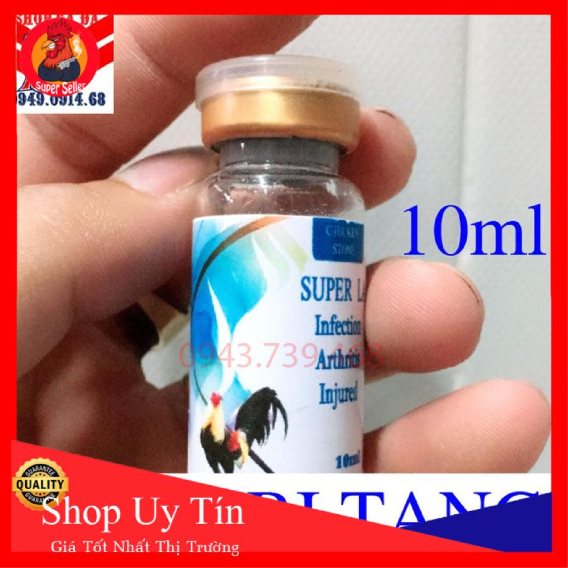 Super LA USA trị tang nặng cho gà đá