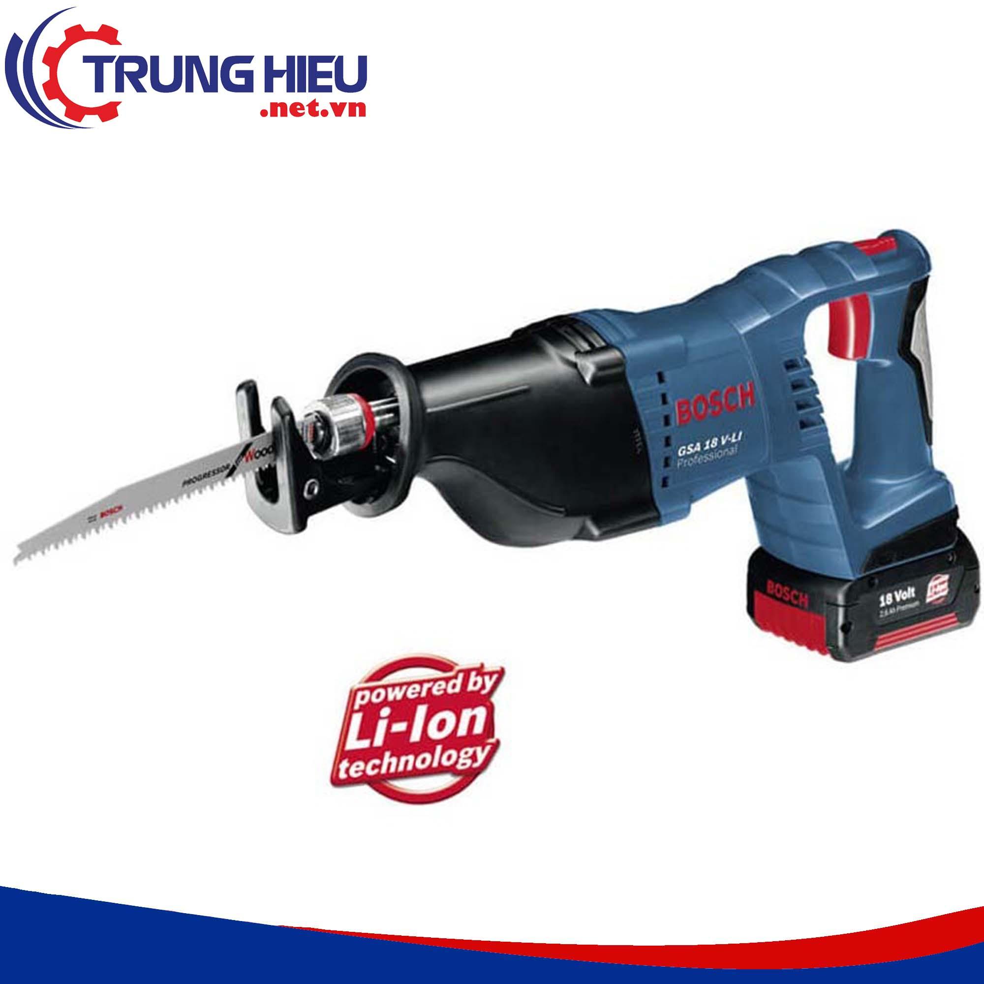 Máy cưa kiếm dùng pin GSA 18V-LI (2 pin 4.0Ah + 1 sạc 1860)