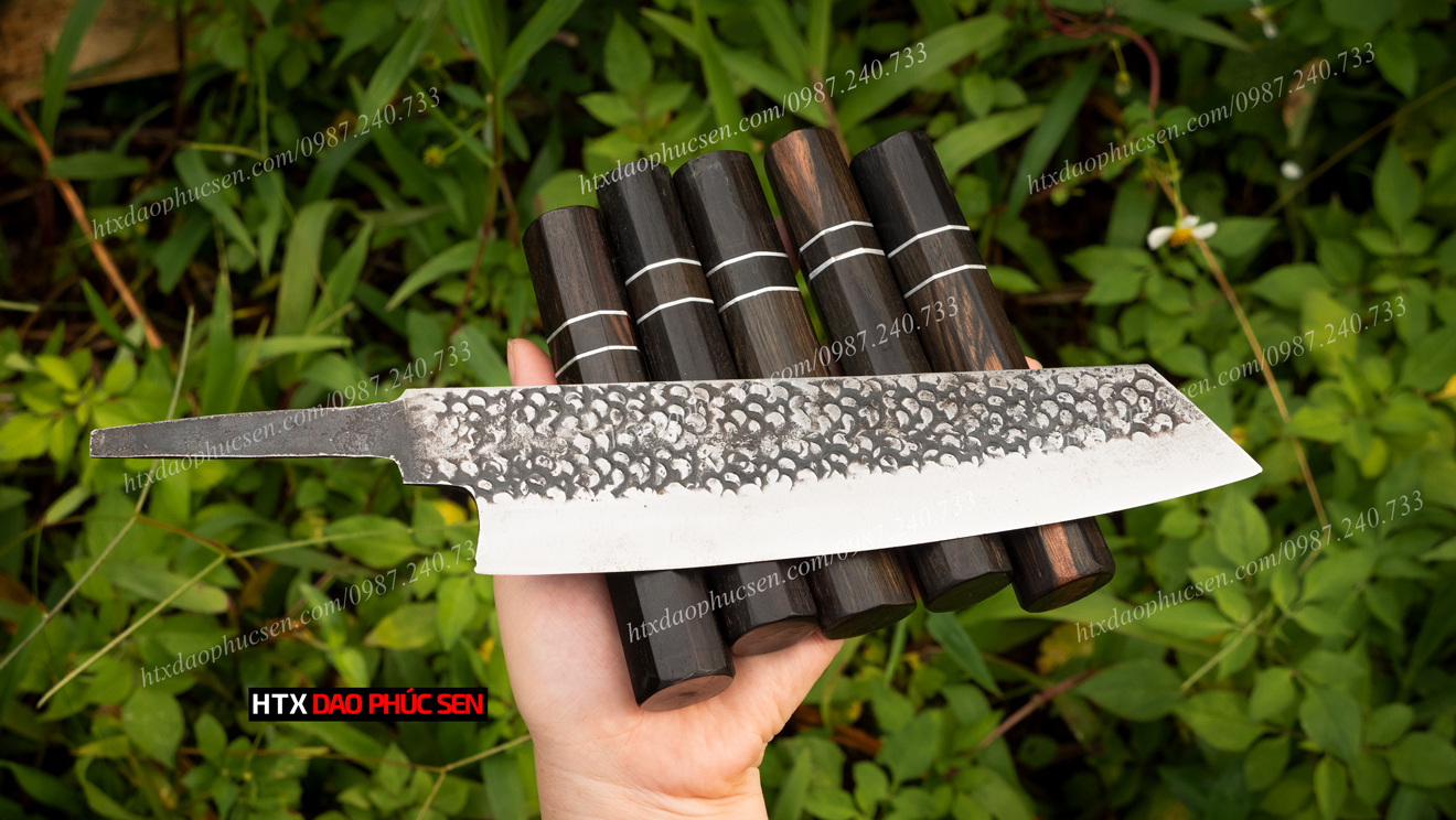 Cán dao Nhật bát giác gỗ - CN02