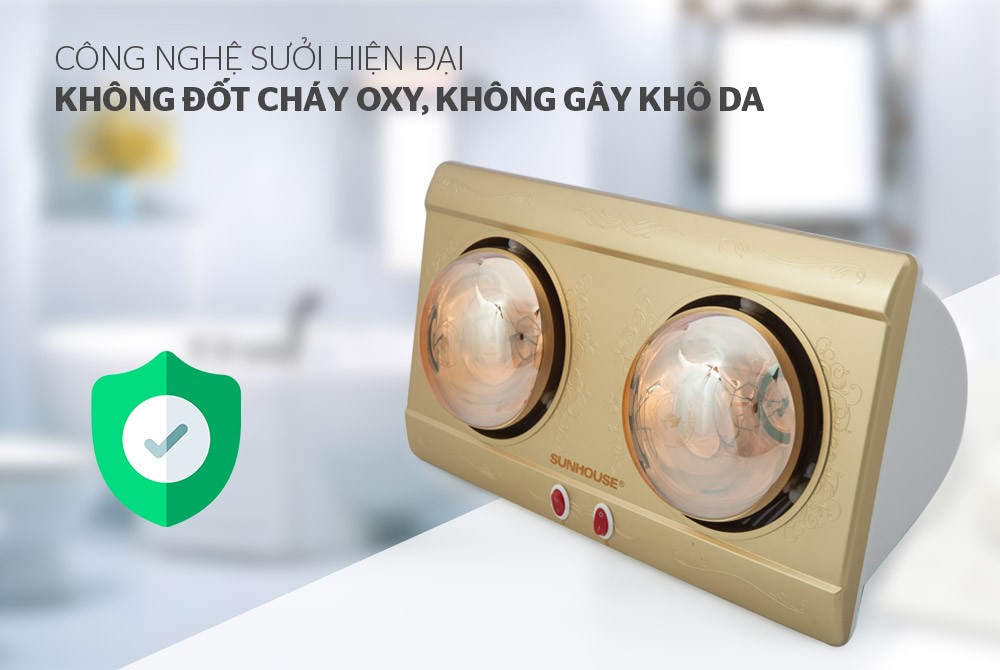 Đèn sưởi phòng tắm SUNHOUSE SHD3812
