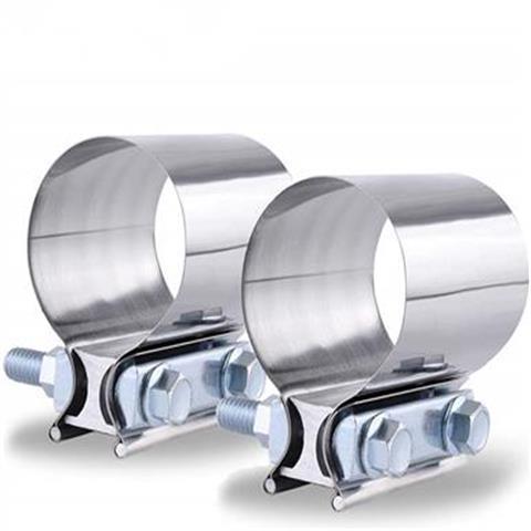 Kẹp ống xả sửa đổi ô tô yongbao, kẹp inox, kẹp cố định tăng cường dày, kẹp đuôi ô tô