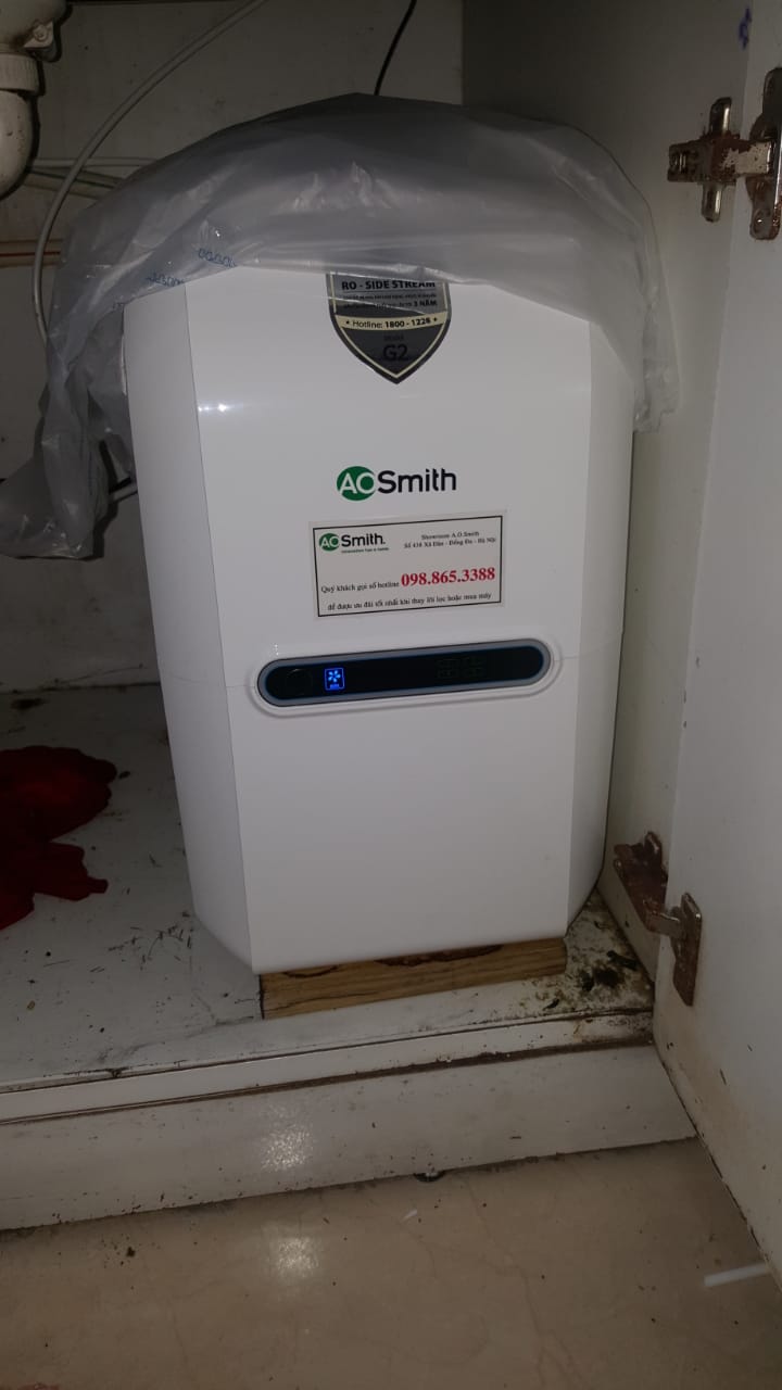 [Trả góp 0%][Miễn phí lắp đặt toàn quốc] Máy Lọc Nước RO A.O.Smith aosmith G2