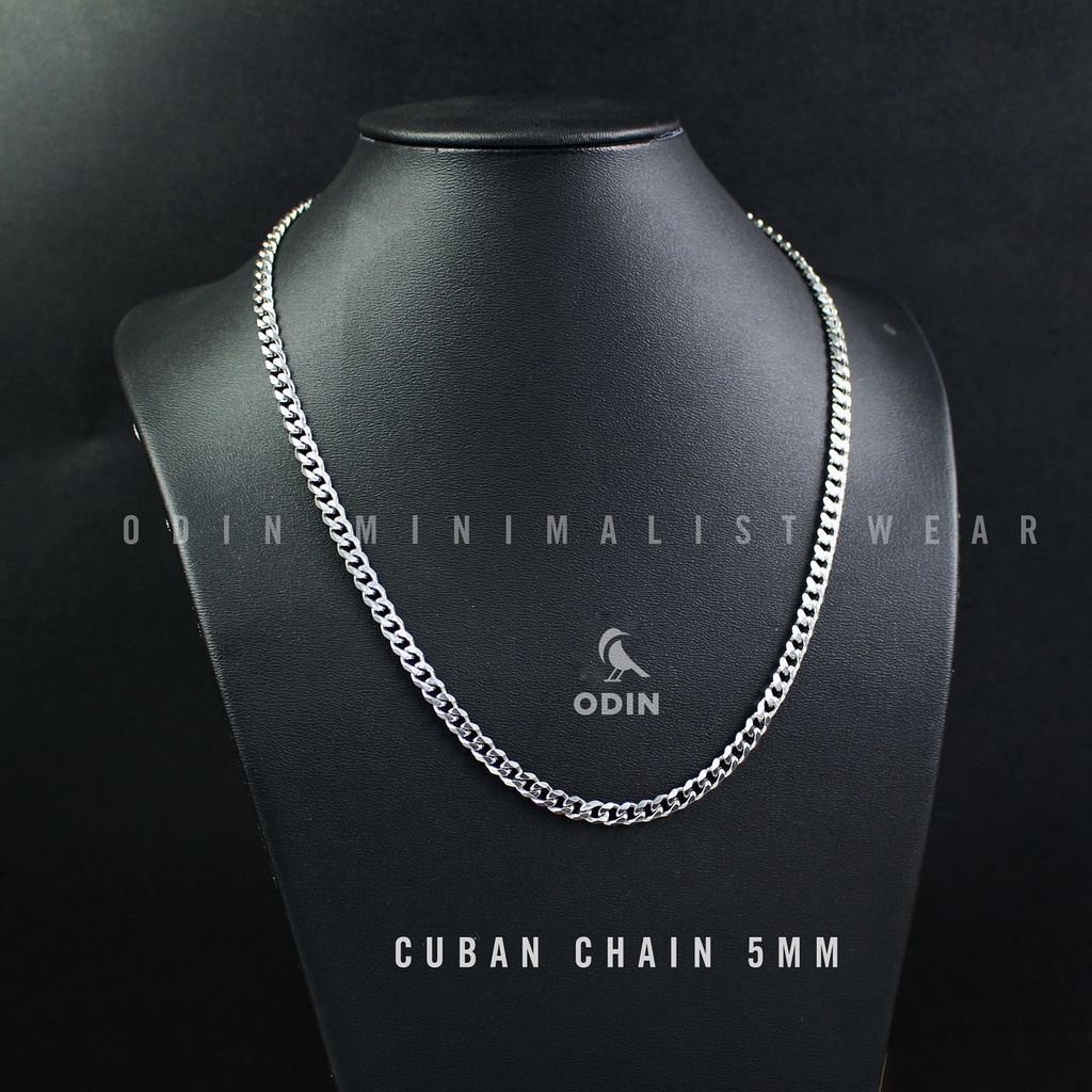 [TẶNG KÈM NHẪN] Dây chuyền lụa mảnh - Titanium Chain - TẶNG KÈM NHẪN - ODIN