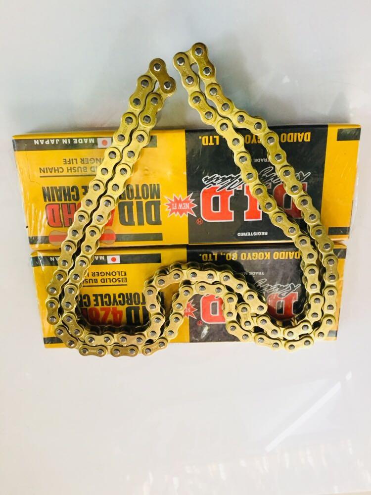 Sên vàng DID 130 mắc 10li cho xe máy từ 50cc đến 175cc ( phân khối )