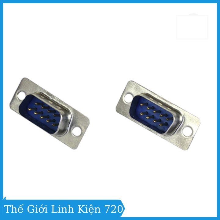 Bộ 2 cổng db9 đực thẳng