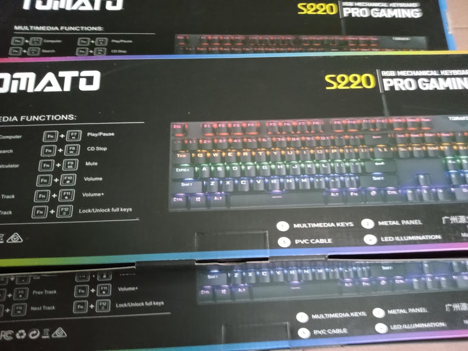 Bàn phím cơ Tomato S220 Blue Switch
