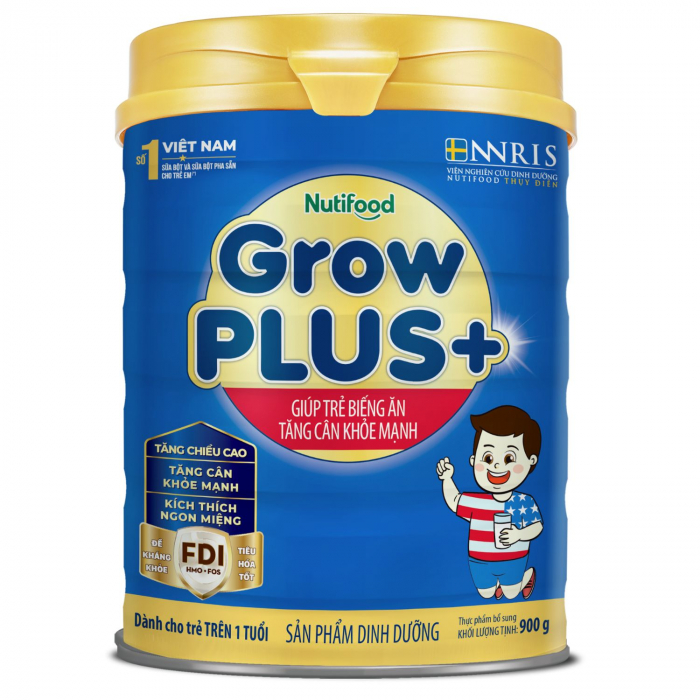 nutifood grow plus xanh 900g, date mới nhất