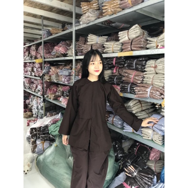 #đồ bộ đi chùa#vạt hò nút bóp ( nam . nữ)