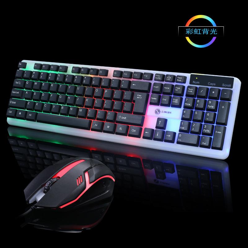 Combo bàn phím và chuột chuyên game led 7 màu