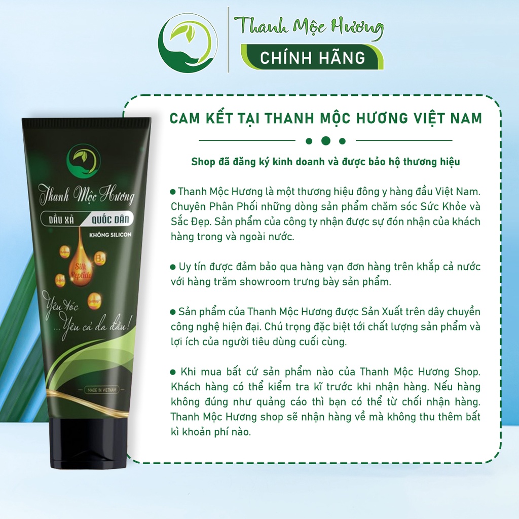 Dầu Xả Quốc Dân Thanh Mộc Hương