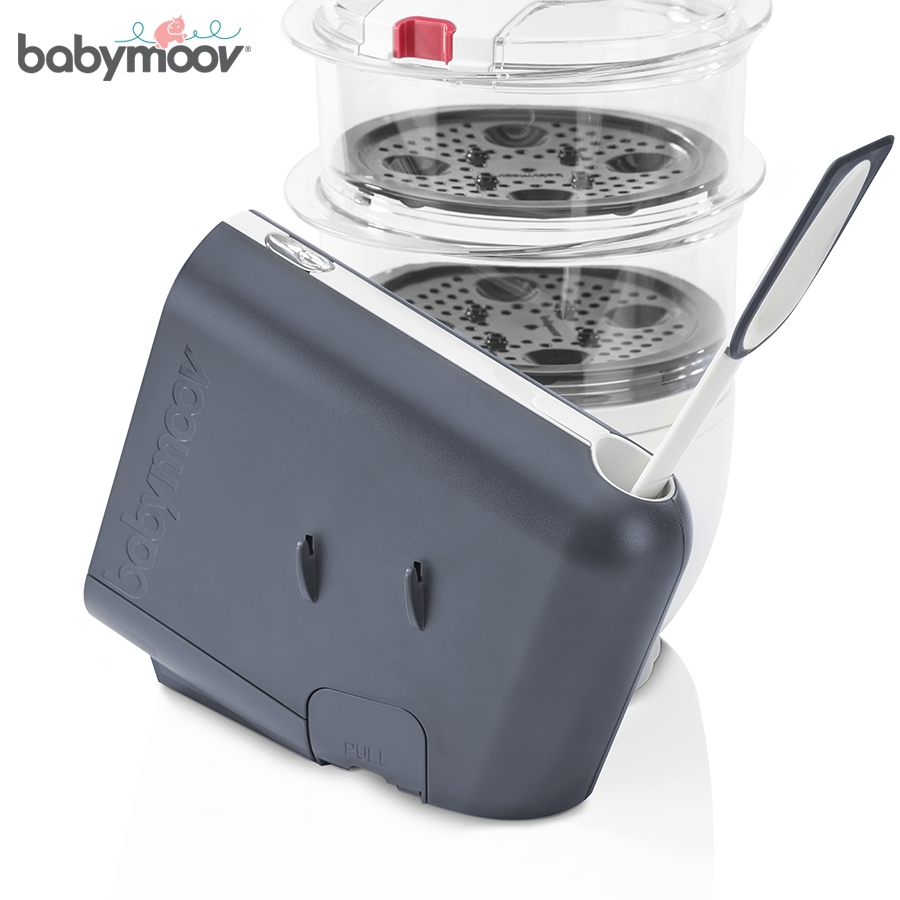 MÁY XAY HẤP ĐA NĂNG NUTRIBABY 5IN1 PLUS BABYMOOV (KEM)