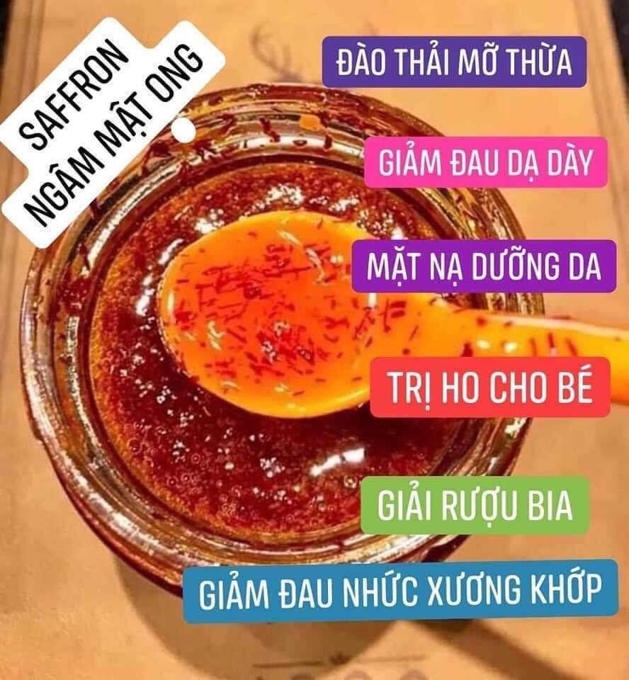 mật ong ngâm ĐTHT SAFFRON