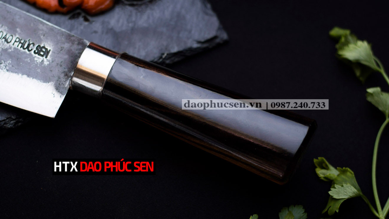 Dao tông chặt gà chặt dừa nhíp xe rèn thủ công 500g G07M