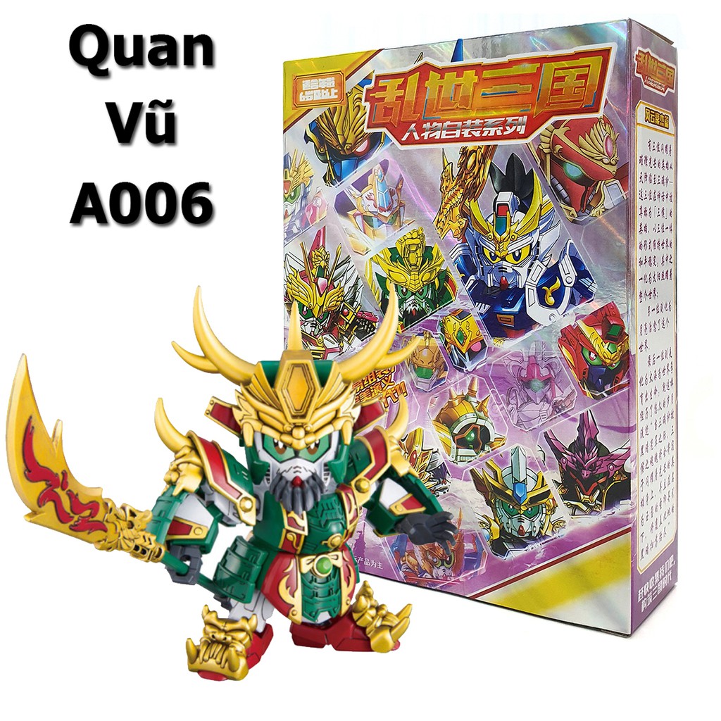 Đồ chơi lắp ráp sd/bb gundam quan vũ - gundam tam quốc