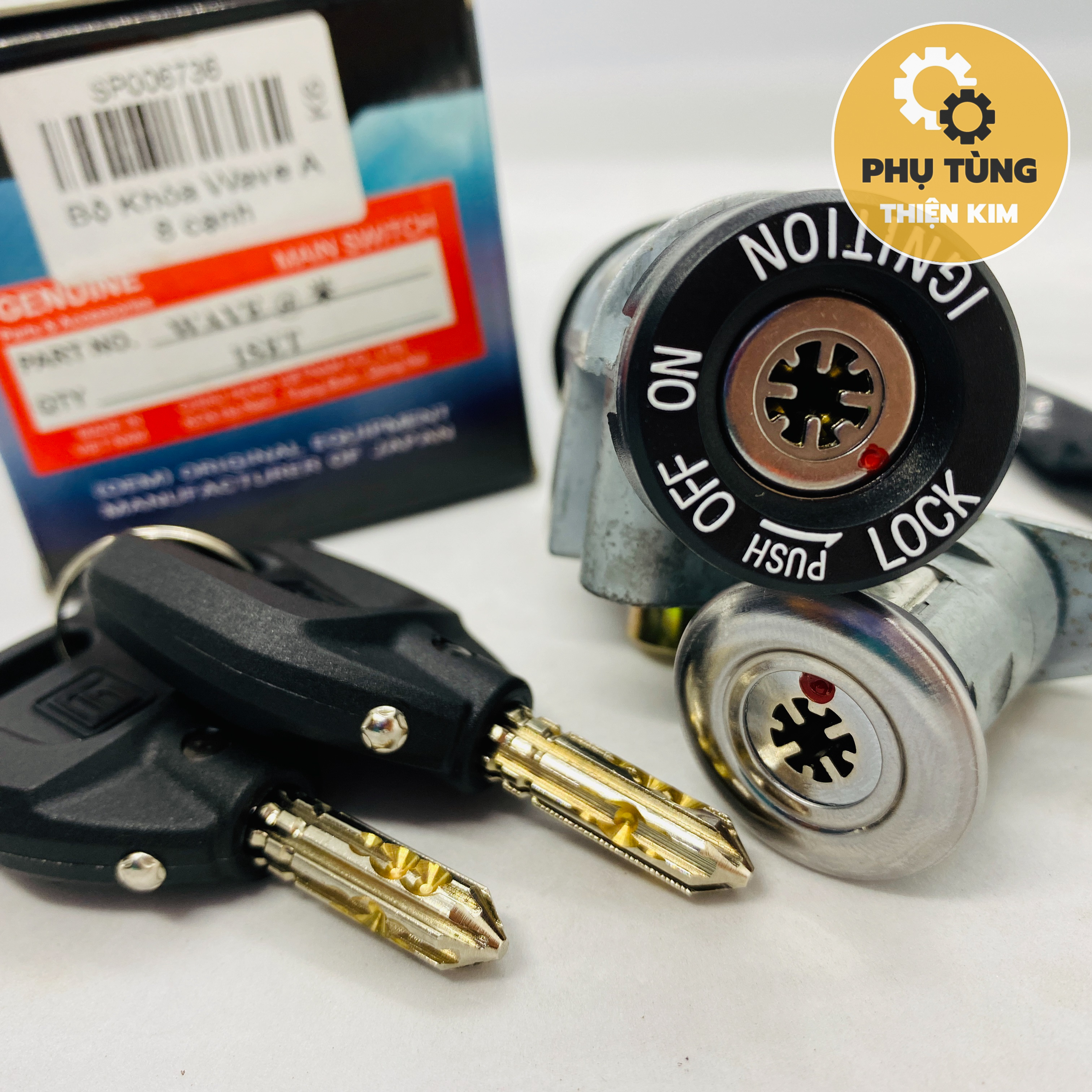Ổ Khóa Chống Trộm 8 Cạnh Honda Wave Alpha