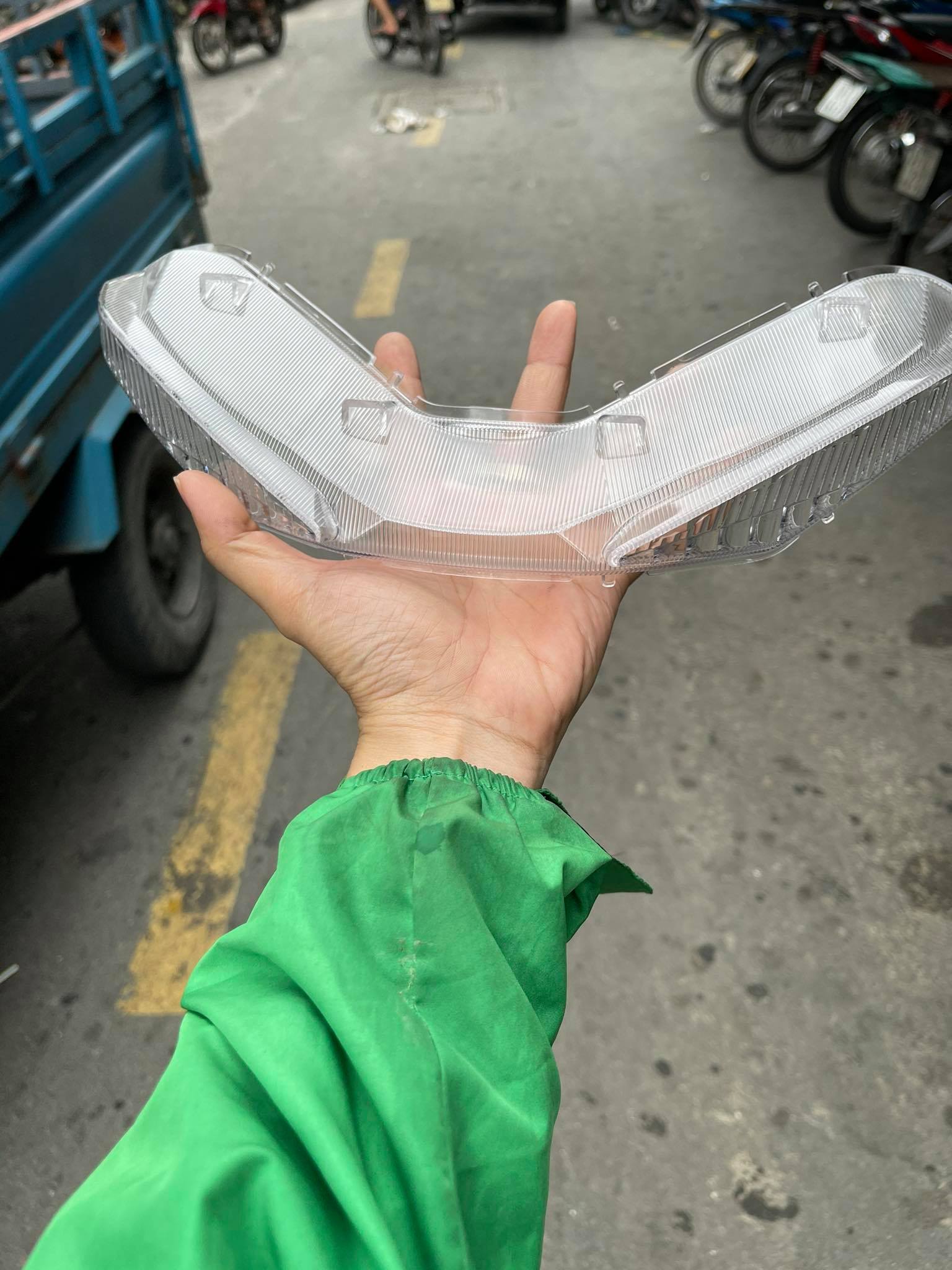 Mica kính đèn sường mù ex150 ( chỉ mica )