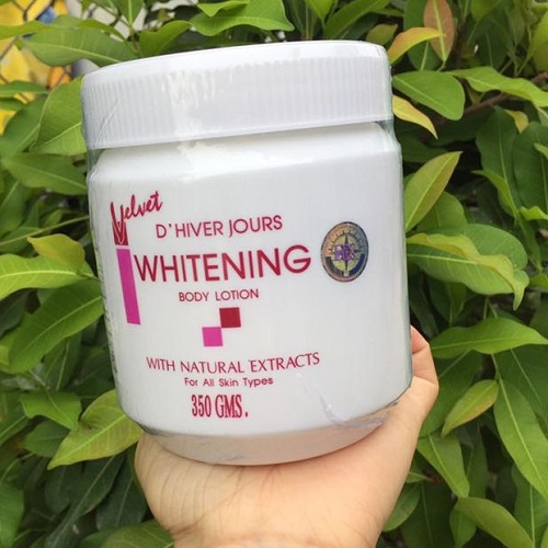Kem dưỡng trắng da velvet thái lan 350g velvet d'hiver jours whitening body lotion
