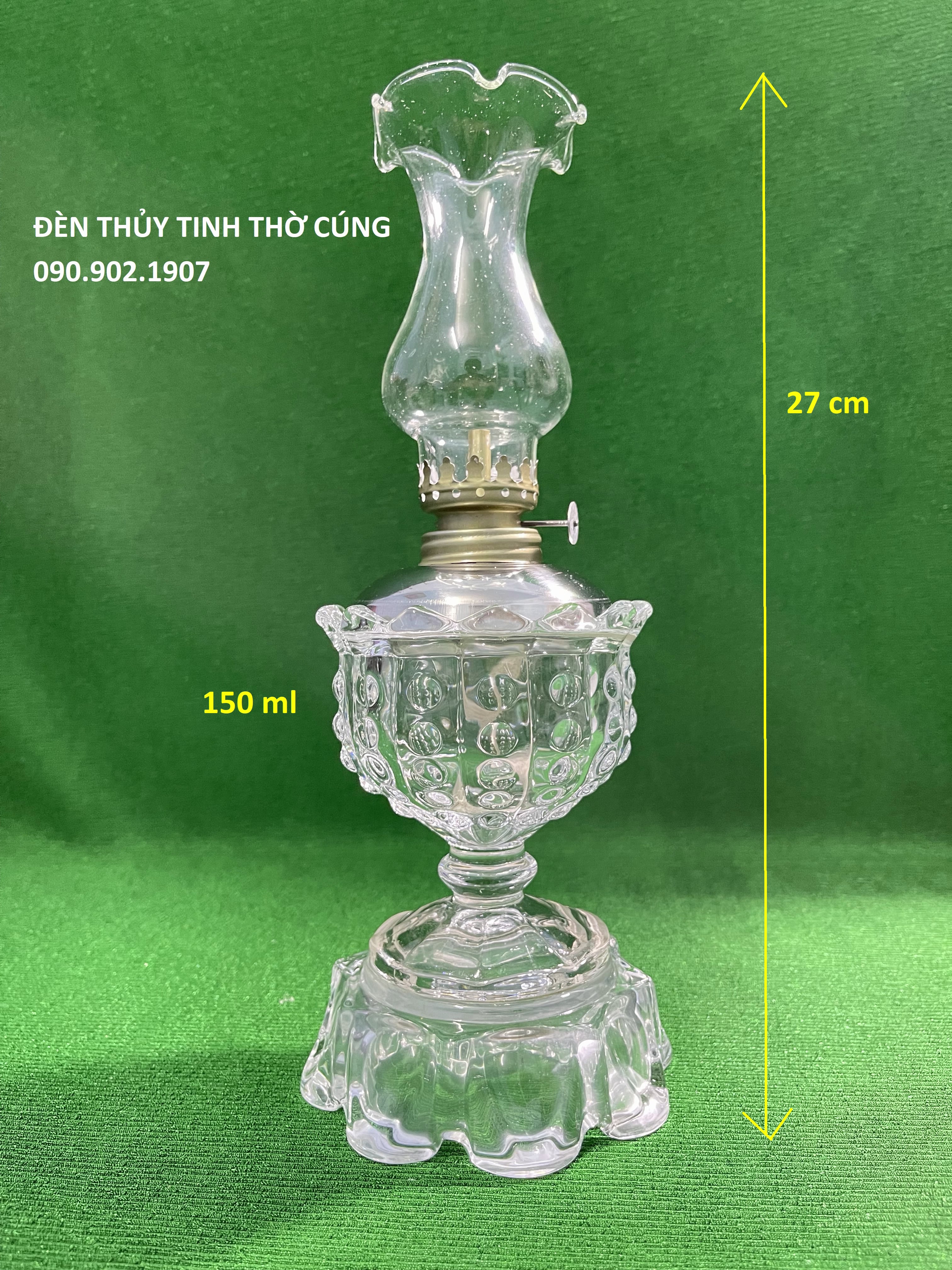 ĐÈN THUỶ TINH THỜ CÚNG - NỮ HOÀNG 2