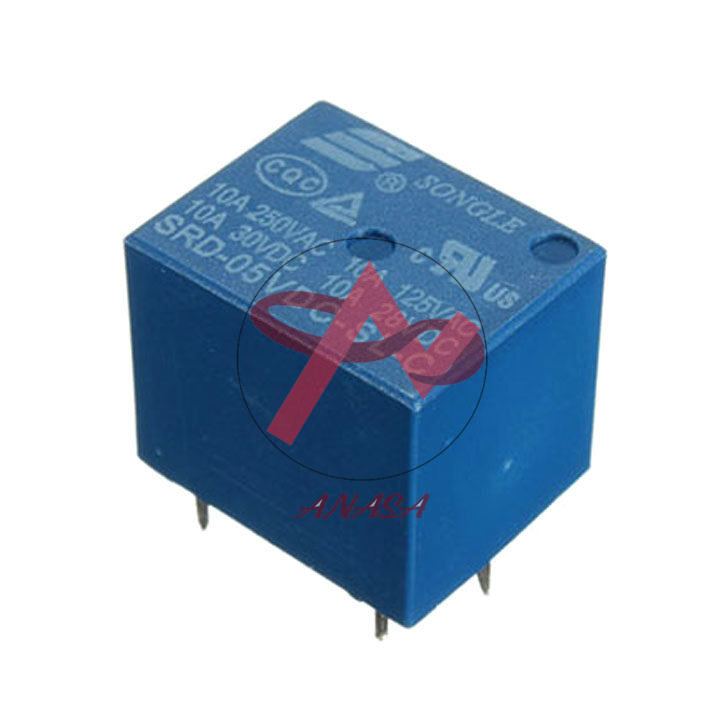 Relay 5v 10a 5 chân srd-05vdc-sl-c