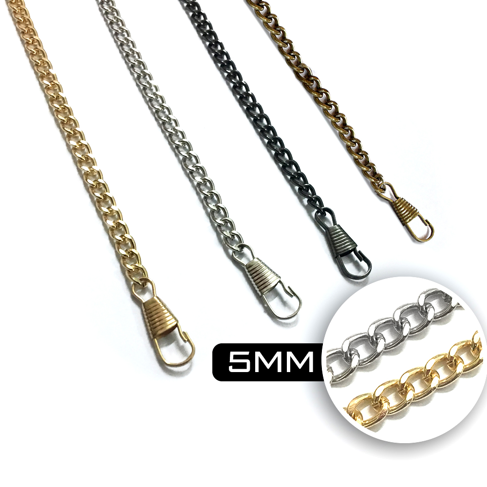 5mm angled small handbag chain 776 - REQUANE