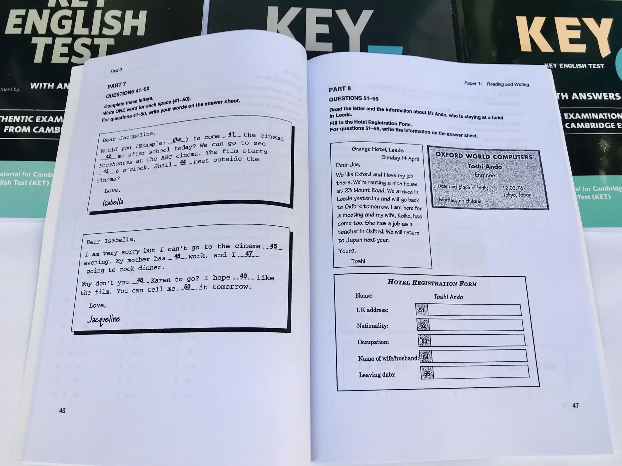 Key english test - Ket bộ 7 cuốn