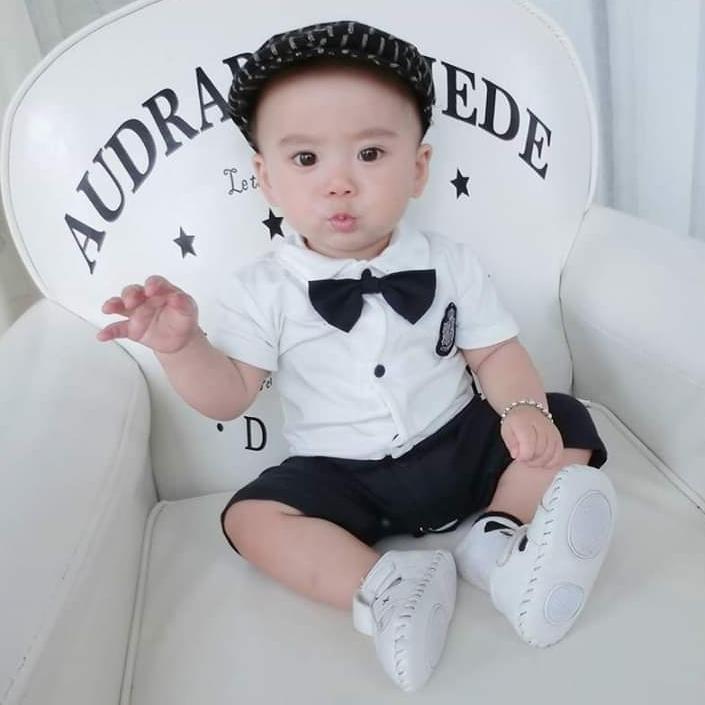 BODY NƠ CÔNG TỬ ĐÙI CHO BÉ TRAI 3-13KG