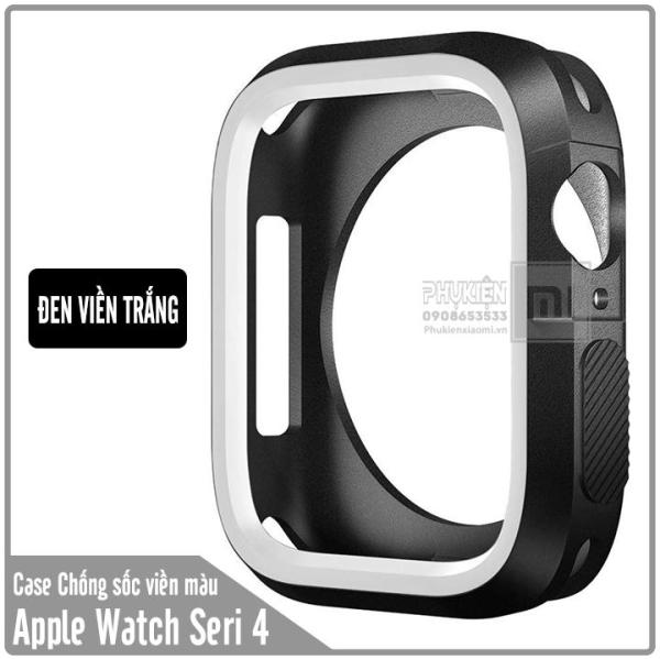 [10 màu] Case dành cho Apple Watch Seri 4 chống sốc viền màu
